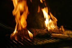 Het koken van het lapje vlees stock fotografie Het koken van het lapje vlees stock fotografie