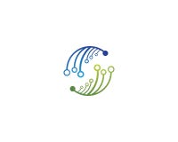 Het malplaatje vectorpictogram van het technologieembleem royalty-vrije illustratie Het malplaatje vectorpictogram van het technologieembleem royalty-vrije illustratie