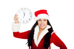 Het meisje van Kerstmis Stock Foto