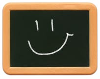 Het MiniBord van het kind - Smiley royalty-vrije stock afbeeldingen Het MiniBord van het kind - Smiley royalty-vrije stock afbeeldingen