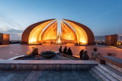 Het Monument Islamabad van Pakistan royalty-vrije stock afbeeldingen Het Monument Islamabad van Pakistan royalty-vrije stock afbeeldingen