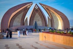 Het Monument van Pakistan stock fotografie Het Monument van Pakistan stock fotografie