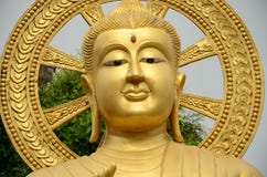 Het mooie gouden beeld van Boedha royalty-vrije stock afbeeldingen Het mooie gouden beeld van Boedha royalty-vrije stock afbeeldingen