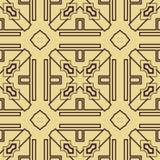 Het naadloze patroon van het art deco Royalty-vrije Illustratie Het naadloze patroon van het art deco Royalty-vrije Illustratie
