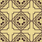 Het naadloze patroon van het art deco Vector Illustratie Het naadloze patroon van het art deco Vector Illustratie