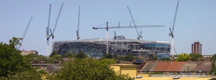 Het nieuwe Stadion van Tottenham Hotspur in aanbouw stock afbeelding Het nieuwe Stadion van Tottenham Hotspur in aanbouw stock afbeelding
