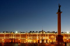 Het Paleis van de winter in St. Petersburg, Rusland royalty-vrije stock afbeelding Het Paleis van de winter in St. Petersburg, Rusland royalty-vrije stock afbeelding
