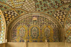 Het paleis van Golestan, Teheran, Iran royalty-vrije stock foto Het paleis van Golestan, Teheran, Iran royalty-vrije stock foto