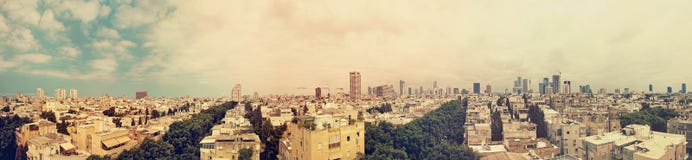 Het panorama van Tel Aviv Stock Foto Het panorama van Tel Aviv Stock Foto
