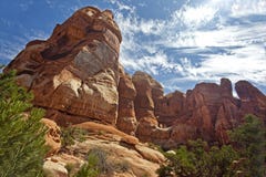 Het Park van Chesler bij Nationaal Park Canyonlands stock fotografie Het Park van Chesler bij Nationaal Park Canyonlands stock fotografie