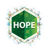 Het patroon groene hexagon knoop van hoop bloemeninstallaties vector illustratie Het patroon groene hexagon knoop van hoop bloemeninstallaties vector illustratie