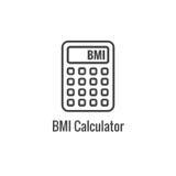 Het Pictogram van BMI/van het Body mass index - beeld die gewichtssaldo afbeelden stock illustratie Het Pictogram van BMI/van het Body mass index - beeld die gewichtssaldo afbeelden stock illustratie