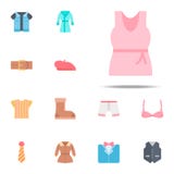 Het pictogram van de blousekleur Voor Web wordt geplaatst dat en het mobiele algemene begrip van klerenpictogrammen vector illustratie Het pictogram van de blousekleur Voor Web wordt geplaatst dat en het mobiele algemene begrip van klerenpictogrammen vector illustratie