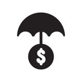 Het Pictogram van de geldverzekering royalty-vrije illustratie Het Pictogram van de geldverzekering royalty-vrije illustratie