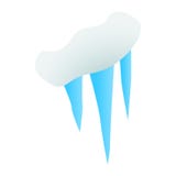 Het pictogram van de lenteijskegels, isometrische 3d stijl Vector Illustratie Het pictogram van de lenteijskegels, isometrische 3d stijl Vector Illustratie