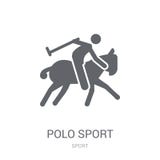 het pictogram van de polosport royalty-vrije illustratie het pictogram van de polosport royalty-vrije illustratie