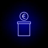 het pictogram van de pottendollar in neonstijl Element van financi?nillustratie Tekens en symbolen het pictogram kan voor Web, em royalty-vrije illustratie het pictogram van de pottendollar in neonstijl Element van financi?nillustratie Tekens en symbolen het pictogram kan voor Web, em royalty-vrije illustratie