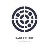Het pictogram van de radargrafiek op witte achtergrond Eenvoudige elementenillustratie van Bedrijfs en analyticsconcept stock illustratie Het pictogram van de radargrafiek op witte achtergrond Eenvoudige elementenillustratie van Bedrijfs en analyticsconcept stock illustratie