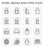 Het pictogram van de straalpijp Stock Afbeelding Het pictogram van de straalpijp Stock Afbeelding