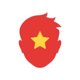 Het pictogram vectordieteken en symbool van Vietnam op witte achtergrond wordt geïsoleerd vector illustratie Het pictogram vectordieteken en symbool van Vietnam op witte achtergrond wordt geïsoleerd vector illustratie