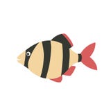 Het pictogrambeeldverhaal van Barbusvissen vector illustratie Het pictogrambeeldverhaal van Barbusvissen vector illustratie