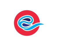 Het Pictogramembleem van de watergolf stock illustratie Het Pictogramembleem van de watergolf stock illustratie