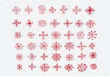 Het pictograminzameling van sneeuwvlokken Royalty-vrije Stock Afbeeldingen Het pictograminzameling van sneeuwvlokken Royalty-vrije Stock Afbeeldingen