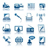 Het pictogramreeks van media