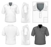 Het polo-overhemd van mensen ontwerpmalplaatje royalty-vrije illustratie Het polo-overhemd van mensen ontwerpmalplaatje royalty-vrije illustratie
