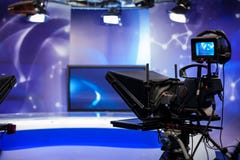 Het registreren toont in TV-studio stock foto's Het registreren toont in TV-studio stock foto's