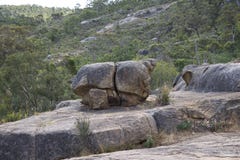 Het rotsachtige landschap van John Forrest National Park royalty-vrije stock foto's Het rotsachtige landschap van John Forrest National Park royalty-vrije stock foto's