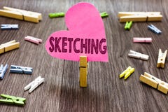 Het schrijven nota die het Schetsen tonen Bedrijfsfoto die Makend tot een ruwe tekening van iets het Ontwerpidee van het Ontwerpp royalty-vrije stock afbeelding Het schrijven nota die het Schetsen tonen Bedrijfsfoto die Makend tot een ruwe tekening van iets het Ontwerpidee van het Ontwerpp royalty-vrije stock afbeelding