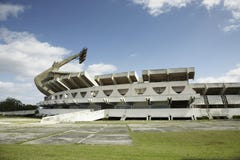 Het stadion Panamericano van Havana stock afbeeldingen Het stadion Panamericano van Havana stock afbeeldingen