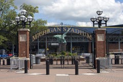 Het Stadion van Michigan - het Grote Huis stock foto Het Stadion van Michigan - het Grote Huis stock foto