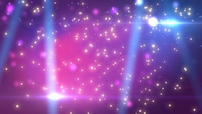 Het stadium met vlekverlichting, lege discoscène voor toont, kent Ceremonie of reclame op de donkere purpere Achtergrond toe Het stadium met vlekverlichting, lege discoscène voor toont, kent Ceremonie of reclame op de donkere purpere Achtergrond toe