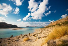 Het strand van Balos, Kreta, Griekenland stock afbeelding Het strand van Balos, Kreta, Griekenland stock afbeelding