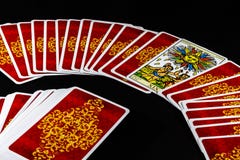 Het Tarot van Marseille - The Sun stock afbeeldingen Het Tarot van Marseille - The Sun stock afbeeldingen