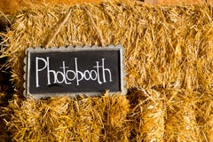 Het Teken van het Photoboothhuwelijk stock afbeelding Het Teken van het Photoboothhuwelijk stock afbeelding