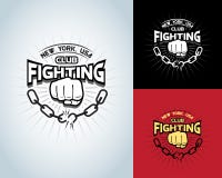 Het vechten t-shirtontwerp, logotype, in dozen doend zwart-wit etiket, kenteken, embleem voor hipstervlieger, affiche of t-shirtd vector illustratie Het vechten t-shirtontwerp, logotype, in dozen doend zwart-wit etiket, kenteken, embleem voor hipstervlieger, affiche of t-shirtd vector illustratie