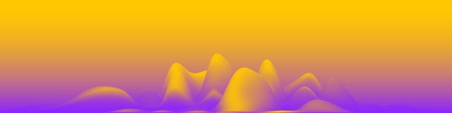 Het vector 3d spectrum van echo audiowavefrom Van de de schommelingsgrafiek van muziekgolven de futuristische visualisatie Oranje royalty-vrije illustratie Het vector 3d spectrum van echo audiowavefrom Van de de schommelingsgrafiek van muziekgolven de futuristische visualisatie Oranje royalty-vrije illustratie