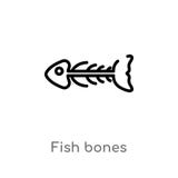 het vectorpictogram van overzichtsvisgraten de ge?soleerde zwarte eenvoudige illustratie van het lijnelement van dierenconcept ed vector illustratie het vectorpictogram van overzichtsvisgraten de ge?soleerde zwarte eenvoudige illustratie van het lijnelement van dierenconcept ed vector illustratie