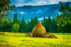 Het verbazende Landschap van de Berg Stock Foto's Het verbazende Landschap van de Berg Stock Foto's