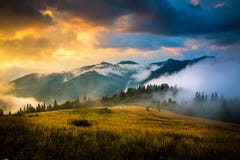 Het verbazende Landschap van de Berg Stock Foto's Het verbazende Landschap van de Berg Stock Foto's