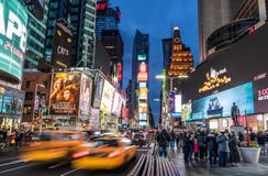 Het Vierkant van de Tijd van de Stad van New York royalty-vrije stock afbeeldingen Het Vierkant van de Tijd van de Stad van New York royalty-vrije stock afbeeldingen
