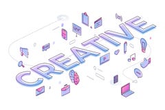 Het vlakke ontwerpconcept leidt tot groot idee met IDEE De vector illustreert vector illustratie Het vlakke ontwerpconcept leidt tot groot idee met IDEE De vector illustreert vector illustratie