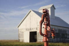 Het waterspon van het landbouwbedrijf stock fotografie Het waterspon van het landbouwbedrijf stock fotografie
