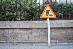 Het werksignaal het rusten stock foto Het werksignaal het rusten stock foto