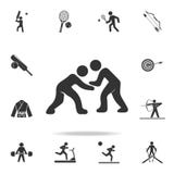het worstelen pictogram Gedetailleerde reeks atleten en toebehorenpictogrammen Het grafische ontwerp van de premiekwaliteit Één v stock illustratie het worstelen pictogram Gedetailleerde reeks atleten en toebehorenpictogrammen Het grafische ontwerp van de premiekwaliteit Één v stock illustratie