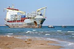 Het wrak van het schip stock afbeelding Het wrak van het schip stock afbeelding