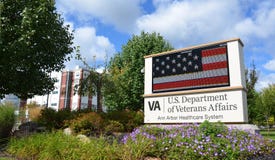 Het ziekenhuis van de veteraan, Ann Arbor, MI stock afbeeldingen Het ziekenhuis van de veteraan, Ann Arbor, MI stock afbeeldingen